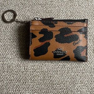 Coach keychain ID holder
